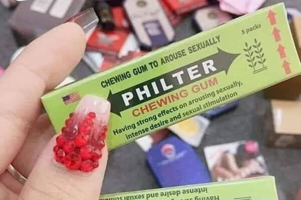#1 Kẹo Kích Dục Tăng Ham Muốn Cho Nữ An Toàn Hiệu Quả Nhất 11 Philter Chewing Gum có bề ngoài rất giống với kẹo cao su thông thường nhưng có tác dụng tăng ham muốn tình dục ở nữ giới.