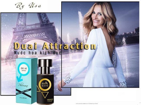 Top Nước Hoa Kích Dục Nữ "Nịnh Mũi" Số 1 6 Nước hoa kích dục DUAI LOVE PHEROMONE sẽ kết hợp với phản ứng hóa học trên cơ thể