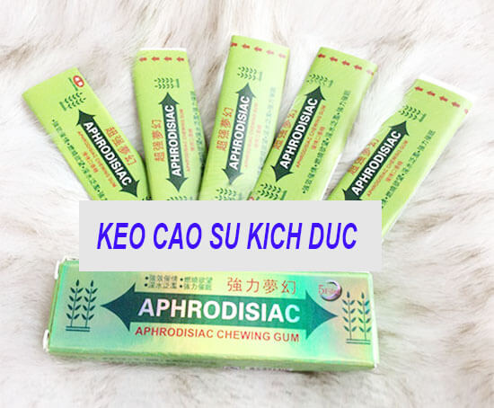 Kẹo cao su Philter Chewing Gum kích dục nữ có xuất xứ từ Mỹ có tác dụng kích thích nhu cầu ham muốn tình dục ở nữ giới