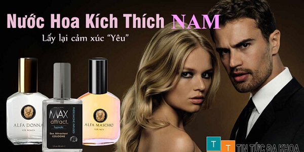 Top 10 sản phẩm nước hoa kích dục nam giới được ưa chuộng nhất hiện nay.