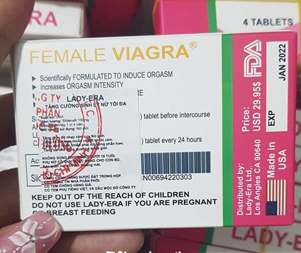 Lady era được bào chế dưới dạng viên nén nên bạn có thể dễ dàng sử dụng bằng đường uống