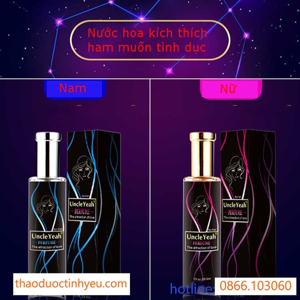 Nước hoa kích dục nữ Uncle yeah For him chính hãng giá rẻ