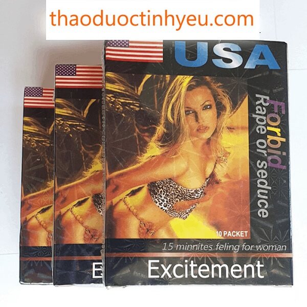 Kích Dục Dạng Bột Excitement 2 Thuốc Kích Dục Nữ Excitement II Chính Hãng USA Cực Mạnh