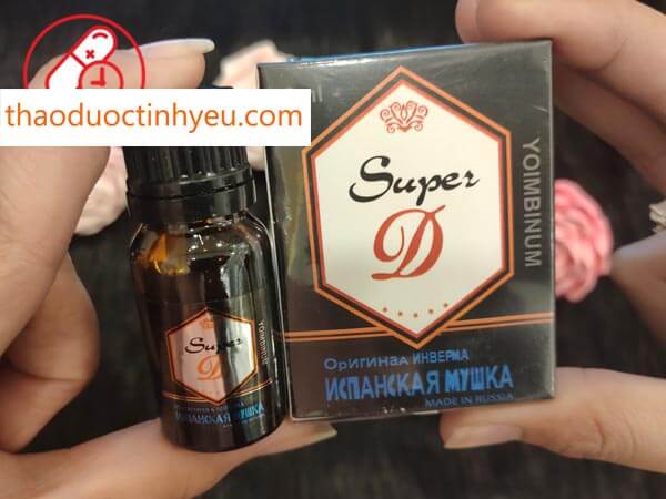Thuốc kích dục nữ dạng nước Super D có chiết xuất từ thiên nhiên nên hoàn toàn không đem lại bất cứ tác hại nào cả