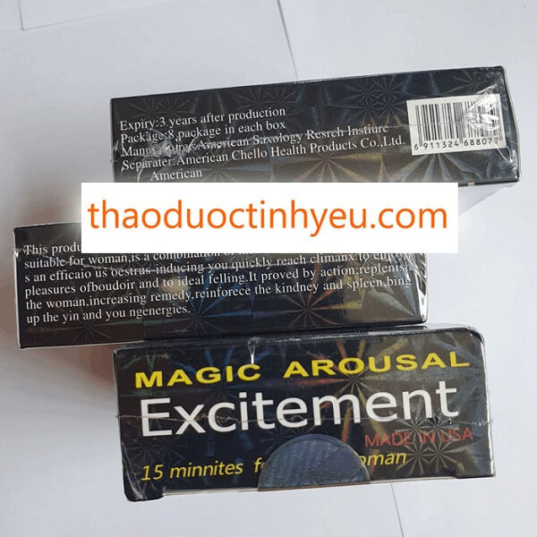 Kích Dục Dạng Bột Excitement 8 Thuốc kích dục Excitement USA có tốt không? Giá bao nhiêu?