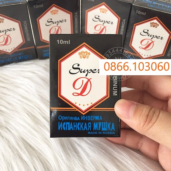 Super D - Thuốc kích dục nữ giá rẻ, cực mạnh của Nga