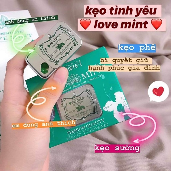  Có nên ngậm kẹo bạc hà khi yêu bằng miệng?