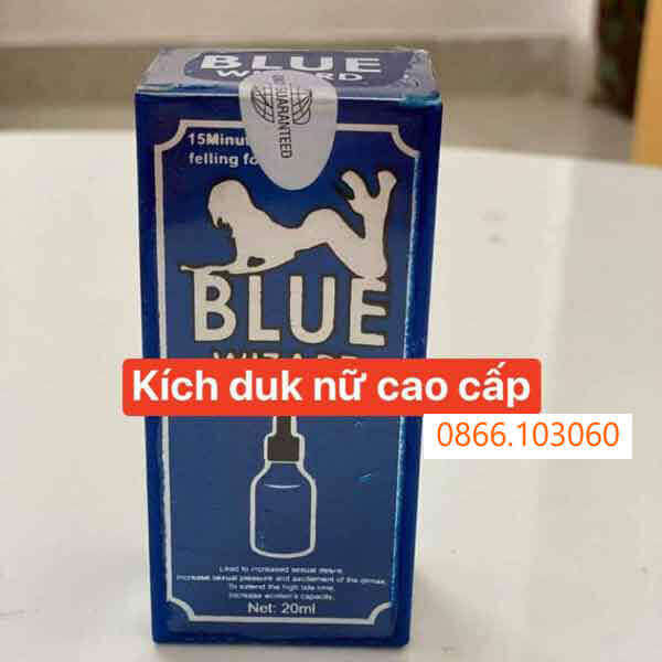 Thuốc kích dục nữ Blue Wizard có thật sự tốt không? — Là dòng sản phẩm được điều chế ở dạng lỏng không có màu sắc, dùng dễ dàng qua đường uống