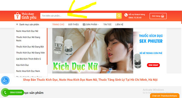 Hướng Dẫn Mua Hàng 2 cách đặt hàng trên trang website thaoduoctinhyeu.com tphcm