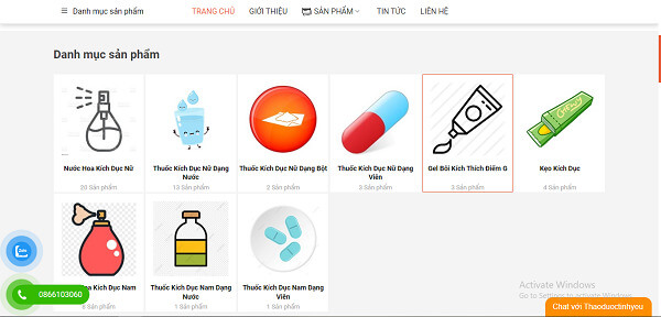 Hướng Dẫn Mua Hàng 1 cách đặt hàng trên trang website thaoduoctinhyeu.com