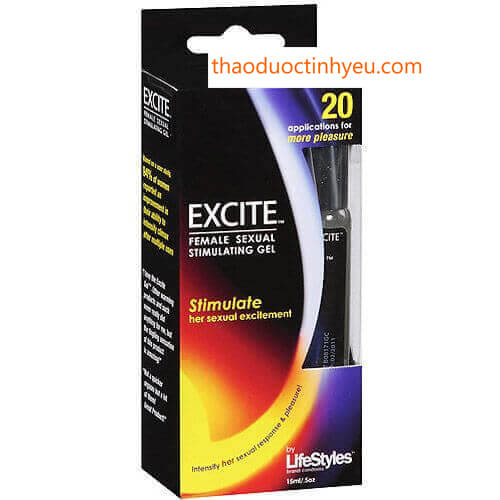 Gel Kích Dục Nữ Giá Rẻ Excite 3 Gel tăng khoái cảm cho nữ Lifestyles Excite