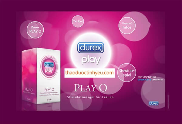 Gel Kích Dục Chính Hãng Durex 11 Gel Durex Play O dùng để làm gì?