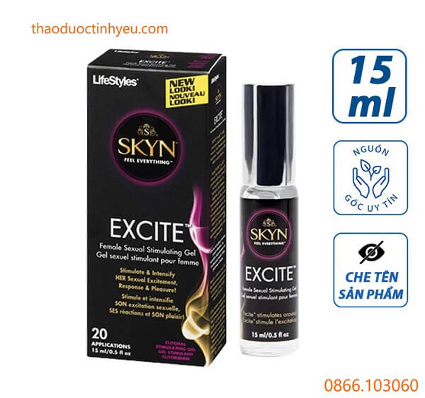 Gel kich thich phu nu thuộc dòng gel gốc nước , không mùi , không vị