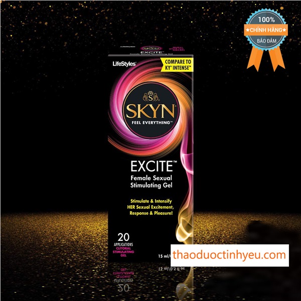 Gel bôi trơn SKYN EXCITE cao cấp tăng khoái cảm cực mạnh