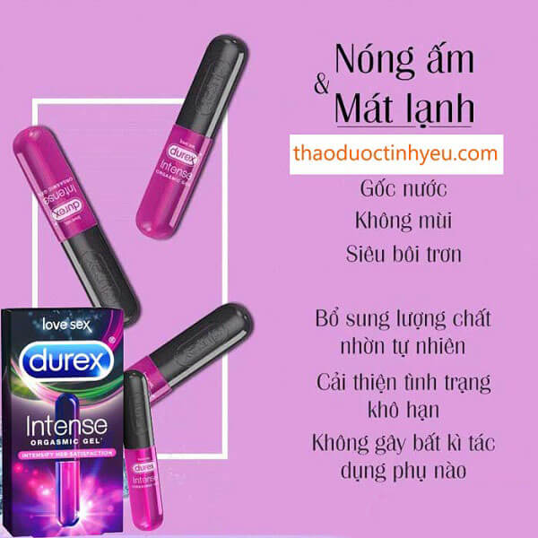 Gel Bôi Trơn Kích Thích Durex Intensive 11 Hướng dẫn sử dụng gel bôi trơn Durex Intense
