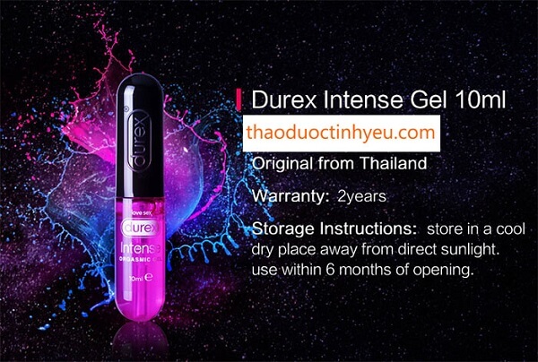 Gel Bôi Trơn Kích Thích Durex Intensive 16 Đặc điểm nổi bật của gel bôi trơn Durex Intense