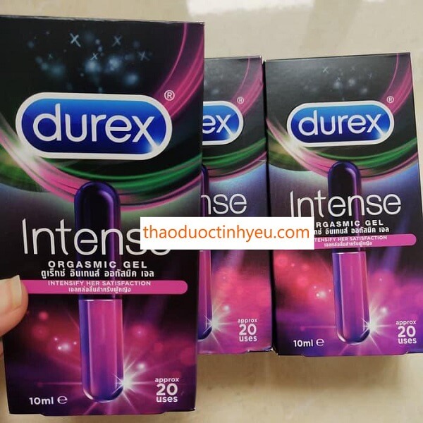 Gel Bôi Trơn Kích Thích Durex Intensive 9 Ưu điểm của Gel bôi trơn và tăng khoái cảm nữ Durex Intense