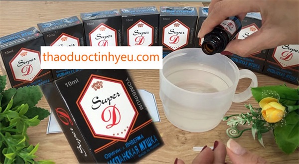 Thuốc kích dục nam Super D dạng nước 2024