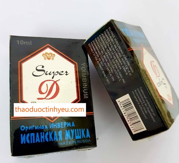 Nước kích dục nam Super D chính hãng Nga