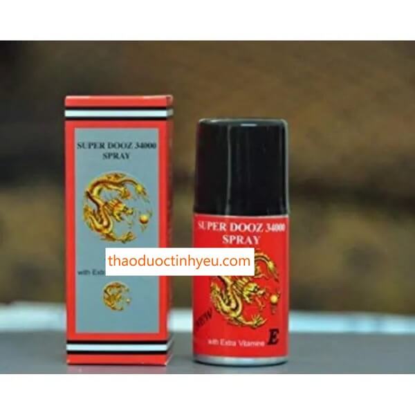 Xịt Xuất Tinh Sớm Super Dooz 34000 1 Super Dooz Spray 34000 for men của Đức