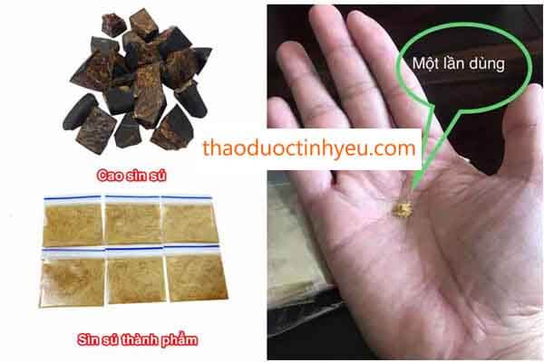 Cao Sìn Sú Ê Đê 8 Cách sử dụng Sìn Sú Ê Đê dạng bột chống xuất tinh sớm