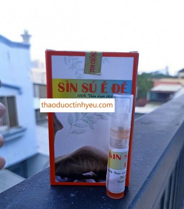 Sìn Sú Dạng Xịt Chính Hãng 12 Xịt chống xuất tinh sớm Sìn Sú Ê Đê 3ml chính hãng