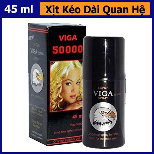 Chai xịt Super Viga Spray 50000 có công dụng gì · Hỗ trợ ngăn ngừa xuất tinh sớm và tăng thời gian yêu lên 20 – 30 phút (tùy cơ địa)