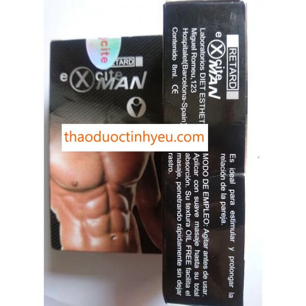 Chai xịt chống xuất tinh sớm Excite Man cực mạnh