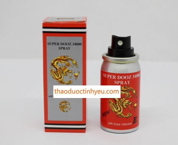 Xịt Xuất Tinh Sớm Super Dooz 34000 12 Chai xịt chống xuất tinh sớm cao cấp từ Đức
