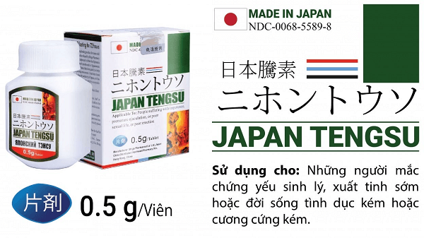 Cường Dương Japan Tengsu 8 Công dụng viên uống Tengsu của Nhật Bản · Hỗ trợ cải thiện các vấn đề sinh lý của nam giới như xuất tinh sớm, giảm ham muốn, khó cương cứng