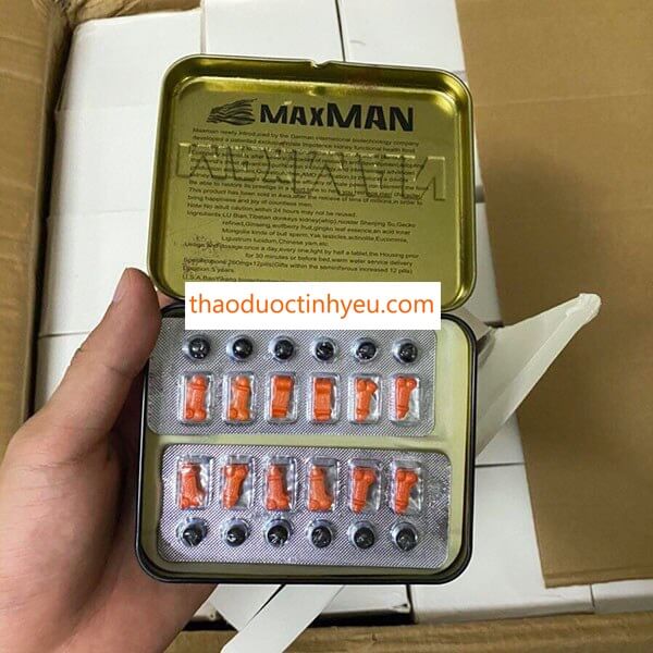 Viên Tăng Cường Sinh Lý Maxman 24 Viên 1 Maxman 24 Viên – Sản phẩm hỗ trợ dành cho nam giới trưởng thành