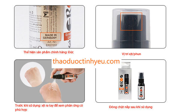 Thuốc trị chống xuất tinh sớm Eros cho nam giới đậm đặc 