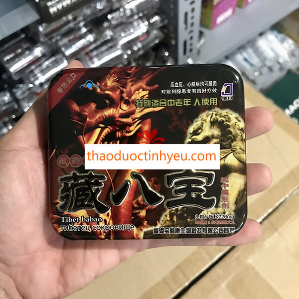 Viên Uống Rồng Đỏ Tibet Babao 2 Tibet Babao Cường dương Bổ thận tăng cường sinh lý nam