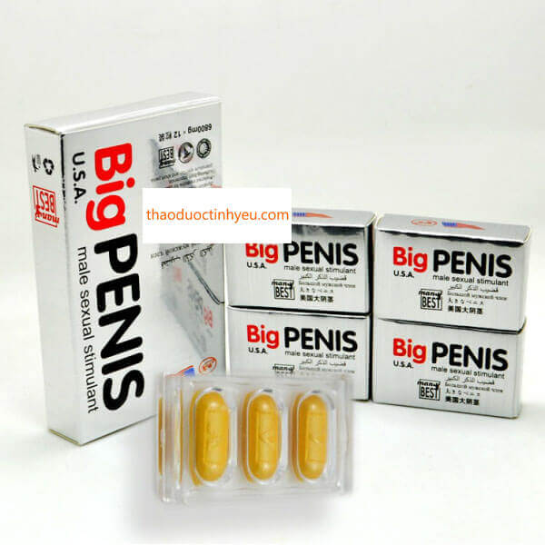 Viên Cường Dương Tức Thì Hàng Chuẩn 5 Big Pennis 6800mg USA