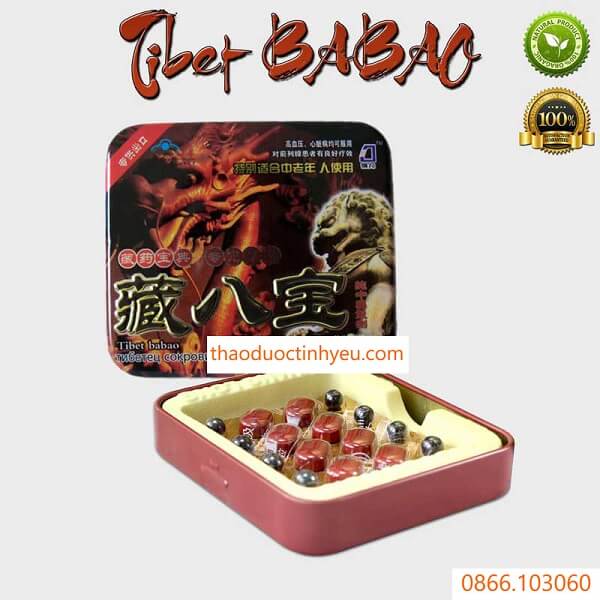 Viên Uống Rồng Đỏ Tibet Babao 5 Tibet babao, viên uống rồng đỏ Tây Tạng