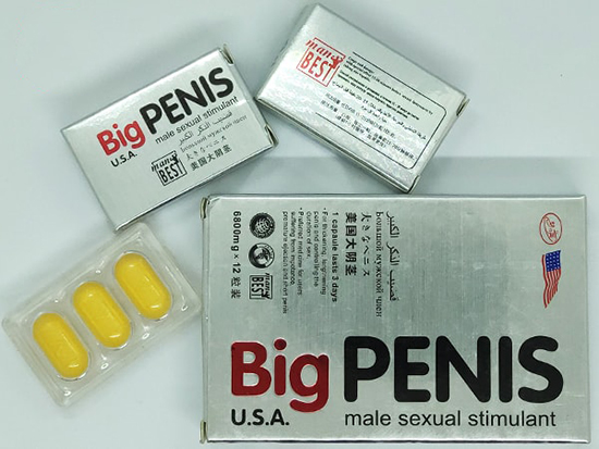 Viên Cường Dương Tức Thì Hàng Chuẩn 1 Thuốc cường dương Big Penis 6800mg hộp 12 viên chính hãng