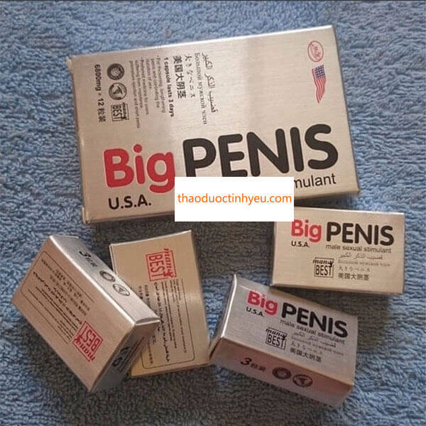 Viên Cường Dương Tức Thì Hàng Chuẩn 12 Thuốc tăng cường sinh lý nam Big Penis