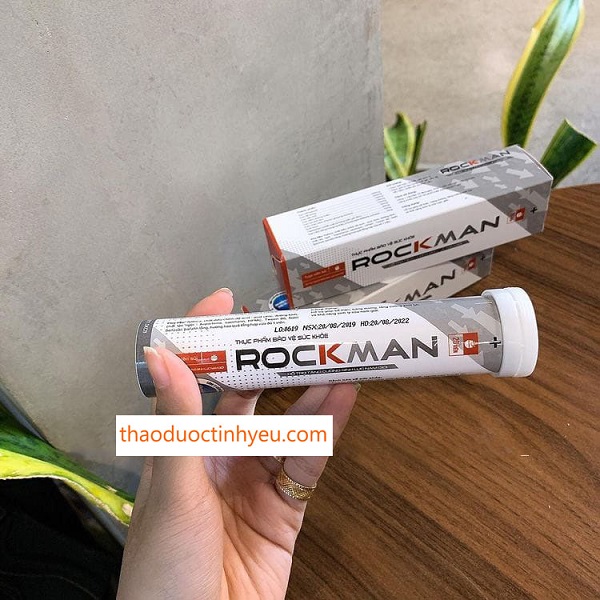 Viên Sủi Rockman Tăng Cường Sinh Lý Nam 2 Viên sủi Rockman Hỗ Trợ Tăng Cường Sinh Lực Nam Giới