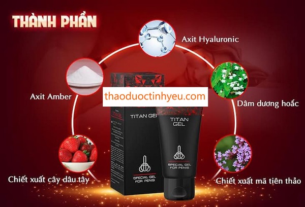 Gel Titan Tăng Kích Thước Cậu Nhỏ 5 Gel Titan có tác dụng gì, dùng có tốt không, mua ở đâu
