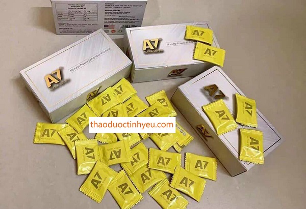 Kẹo Tăng Cường Sinh Lý A7 Alpha Seven 5 Kẹo ngậm tăng cường sinh lý nam là gì? Có tốt không? Mua ở đâu?