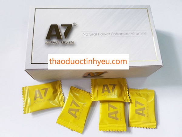Kẹo Tăng Cường Sinh Lý A7 Alpha Seven 11 Kẹo sâm A7 Alpha Seven Tác dụng, Cách sử dụng? Có tốt không?