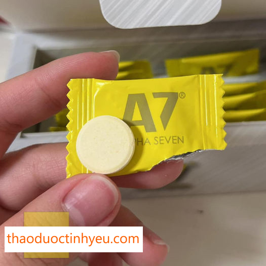 [Review] Kẹo ngậm tăng cường sinh lý nam Alpha Seven A7 có tác dụng gì nổi bật