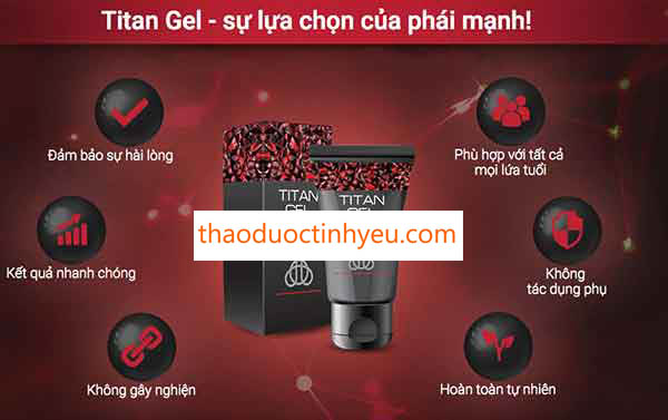 Gel Titan Tăng Kích Thước Cậu Nhỏ 2 titan gel chính hãng giá tốt Tháng 5 năm 2023