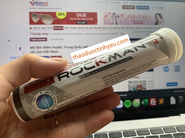 Viên Sủi Rockman Tăng Cường Sinh Lý Nam 10 Viên sủi Rockman hỗ trợ tăng cường sinh lý đàn ông an toàn hiệu quả